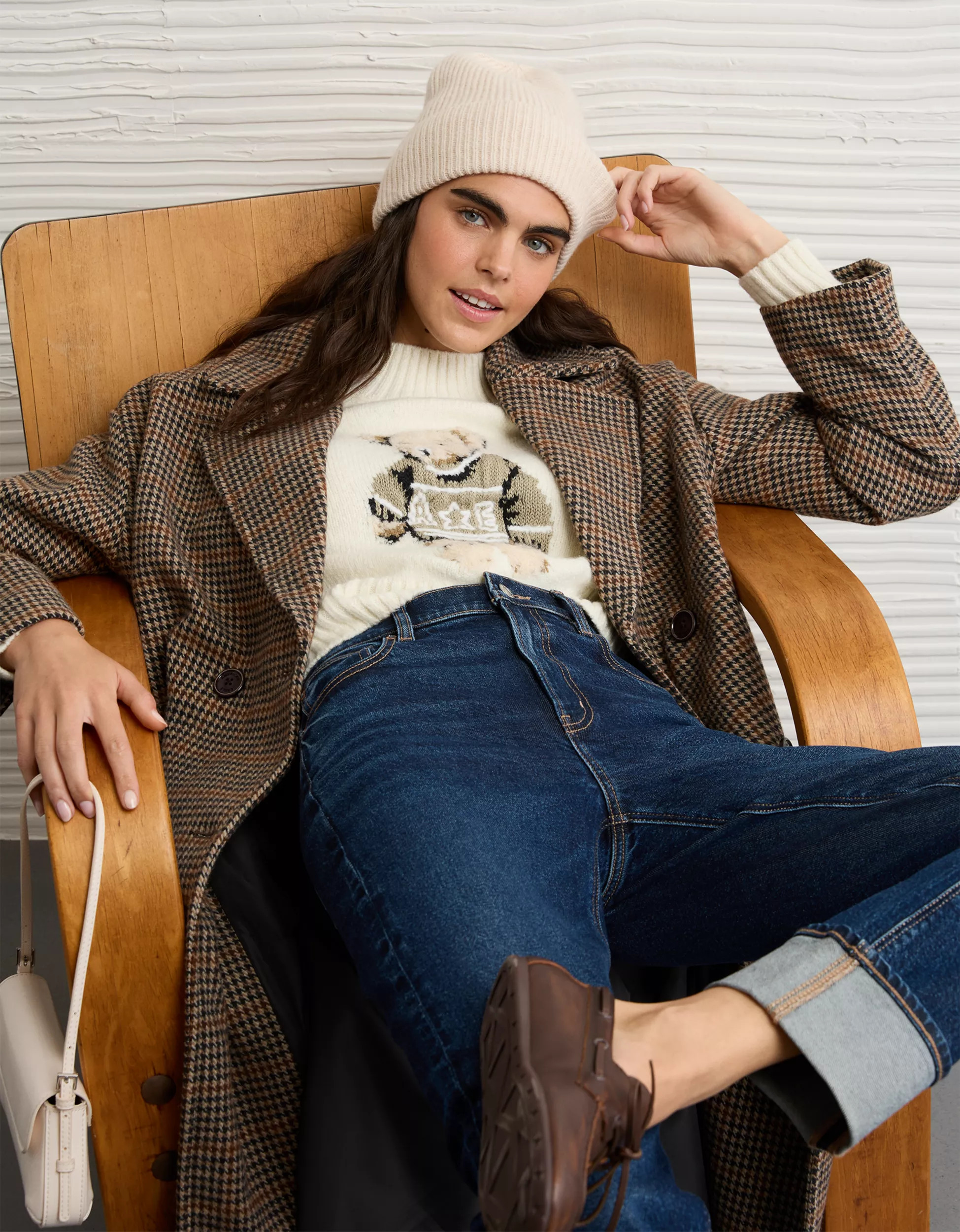 AE Wool Blend Topcoat | American Eagle Outfitters (US & CA)