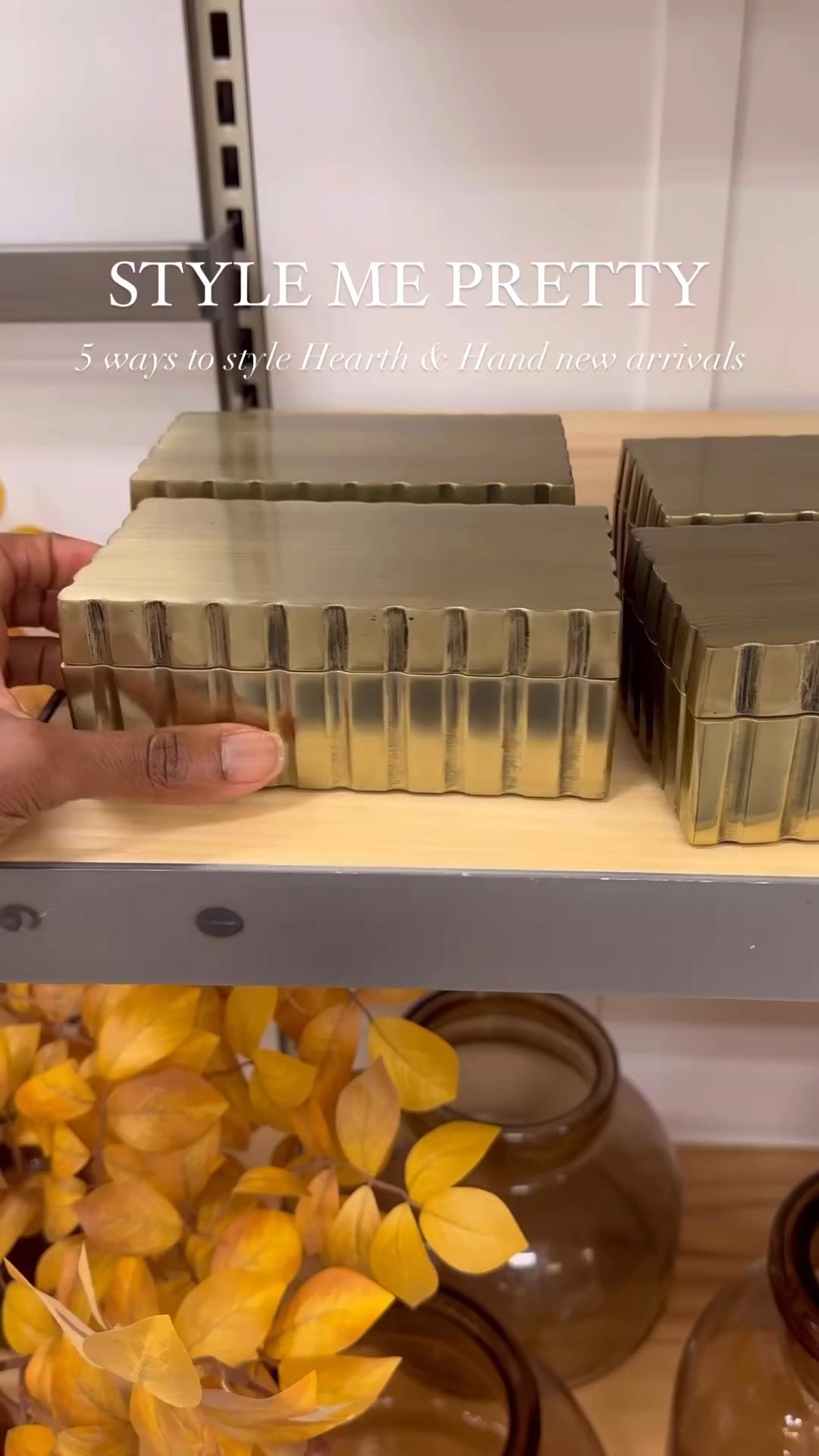 5 fun ways to style hearth and hand new arrivals! Fall decor, home styling, shelfie, target style, target finds, fall florals 

#LTKFallSale #LTKHome
