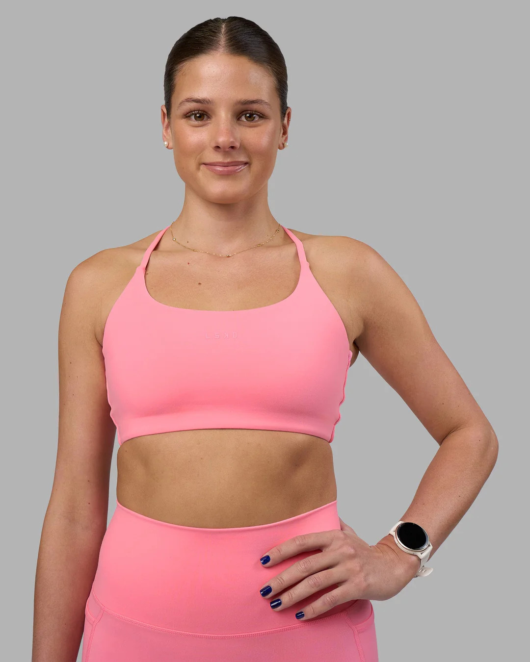 Twist Sports Bra - Candy Pink | LSKD | LSKD