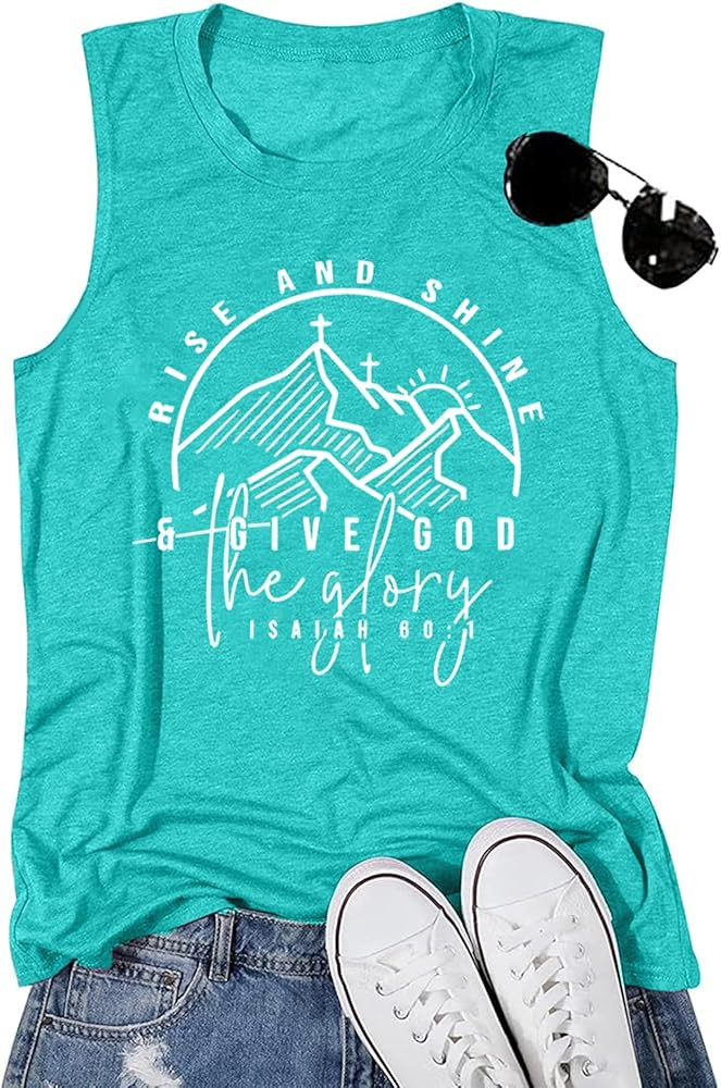 Women Hiking Mountain Shirt Nature Sunrise Graphic Printed Hiking T Shirt Summer Short Sleeve Wor... | Amazon (US)