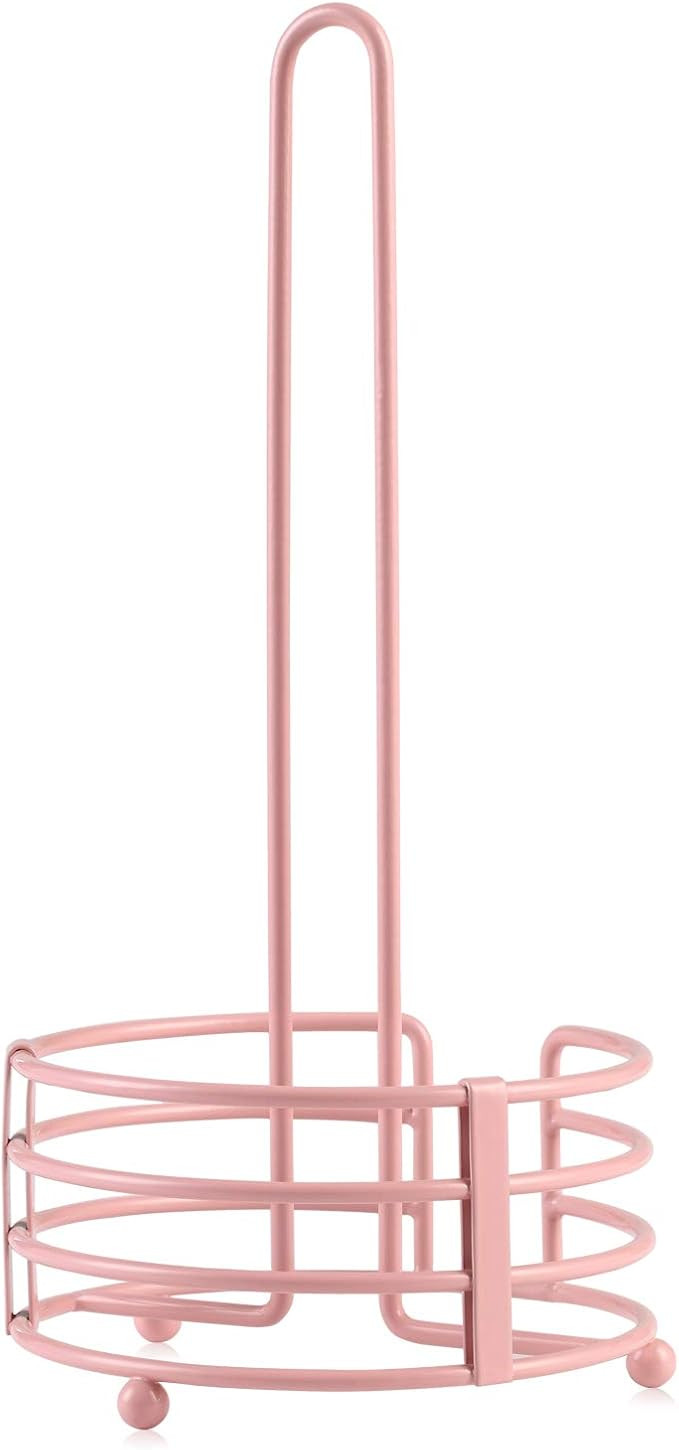 Buruis Standing Paper Towel Holder, 13 X 6 Inch Modern Decorative Countertop Rolls Holder for Kit... | Amazon (US)