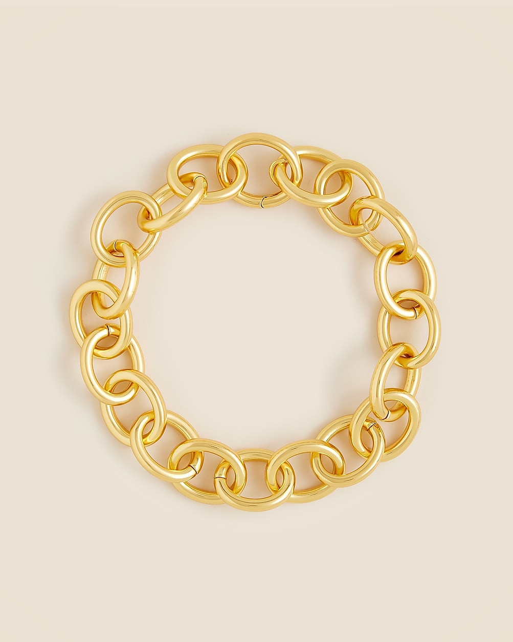 Rounded chainlink necklace | J. Crew US