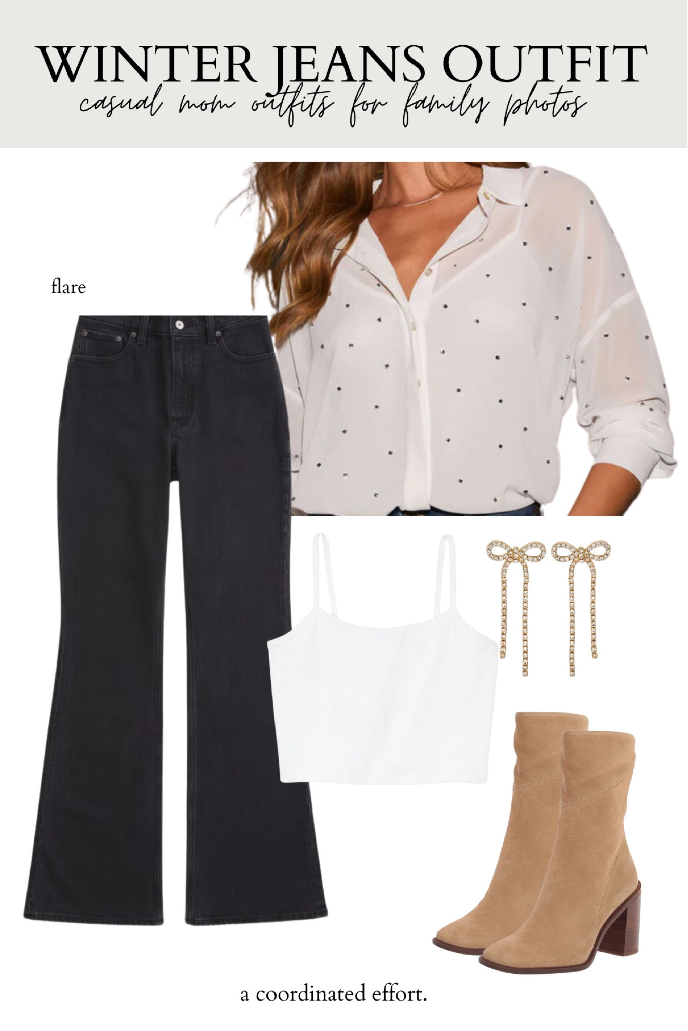 The sheer top look for a holiday party has me in a chokehold 🫢
.
Currently pulling together winter jeans outfits that would work for multiple events:
✔️ casual holiday party 
✔️ studio family photos
✔️ winter indoor family photo session
✔️ NYE casual outfit 

#LTKHoliday #LTKSeasonal #LTKFamily