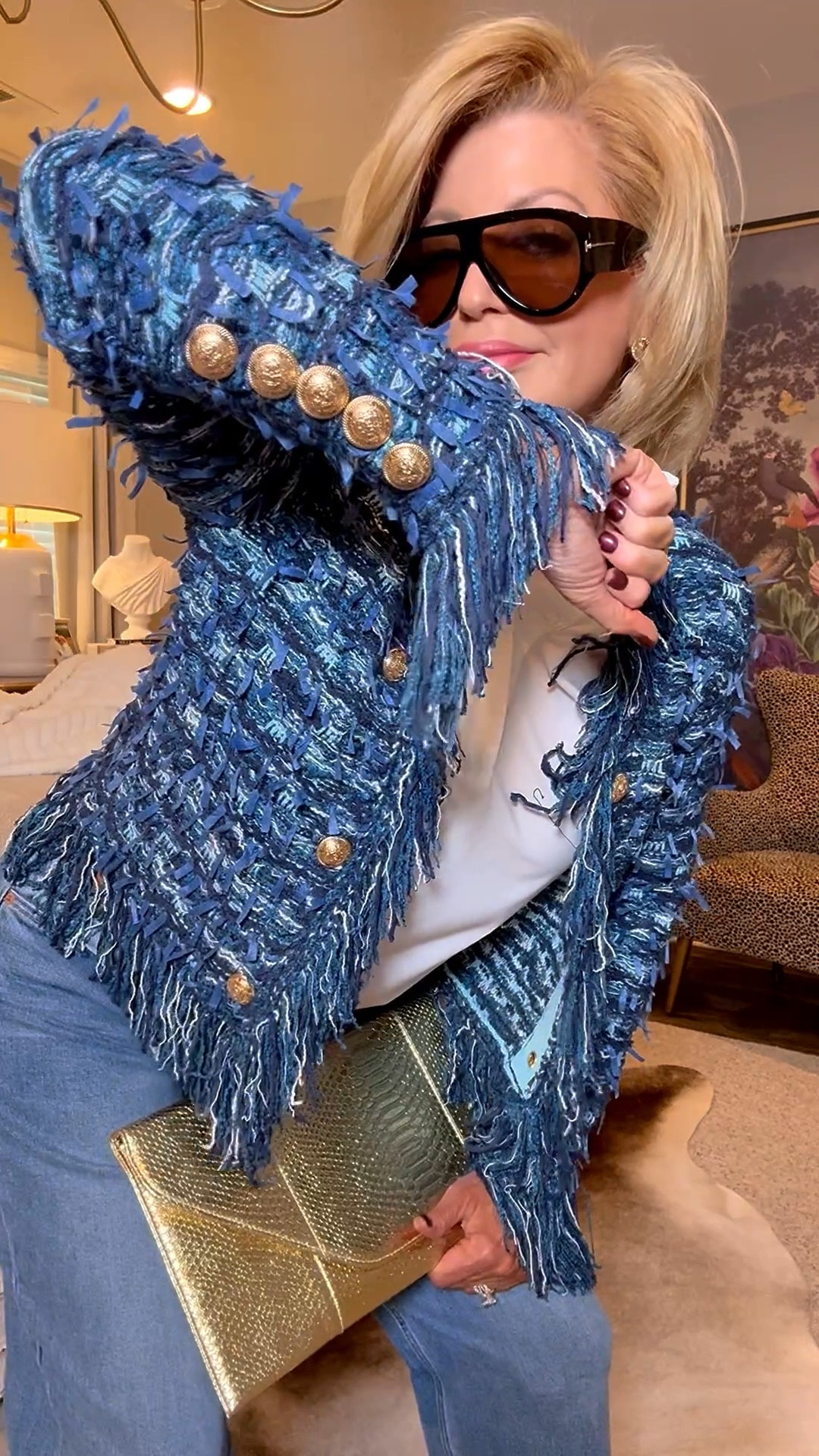 Pretty clothes just make me happy   
Sizes I’m wearing:
Jacket sized up to a lg 
Shirt/med 
Jeans/28

#LTKHoliday #LTKStyleTip #LTKTravel