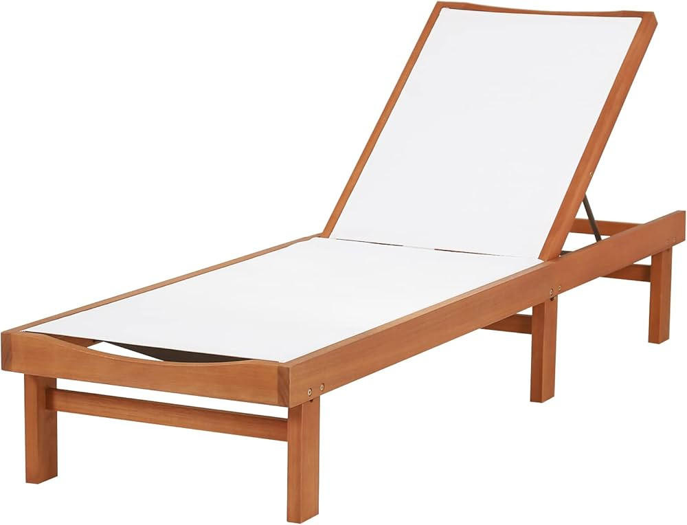 HAPPYGRILL Outdoor Lounge Chair Patio Recliner Chaise Lounge Chair Outdoor 5-Position Recliner wi... | Amazon (US)