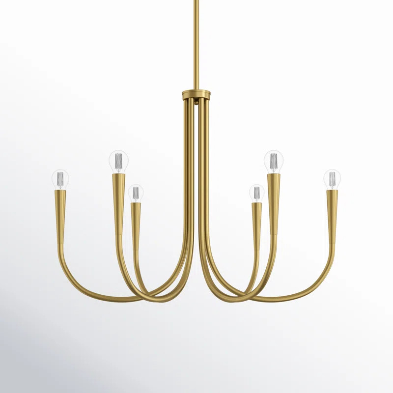 Catalena 6 Light Metal Dimmable Chandelier | Joss & Main