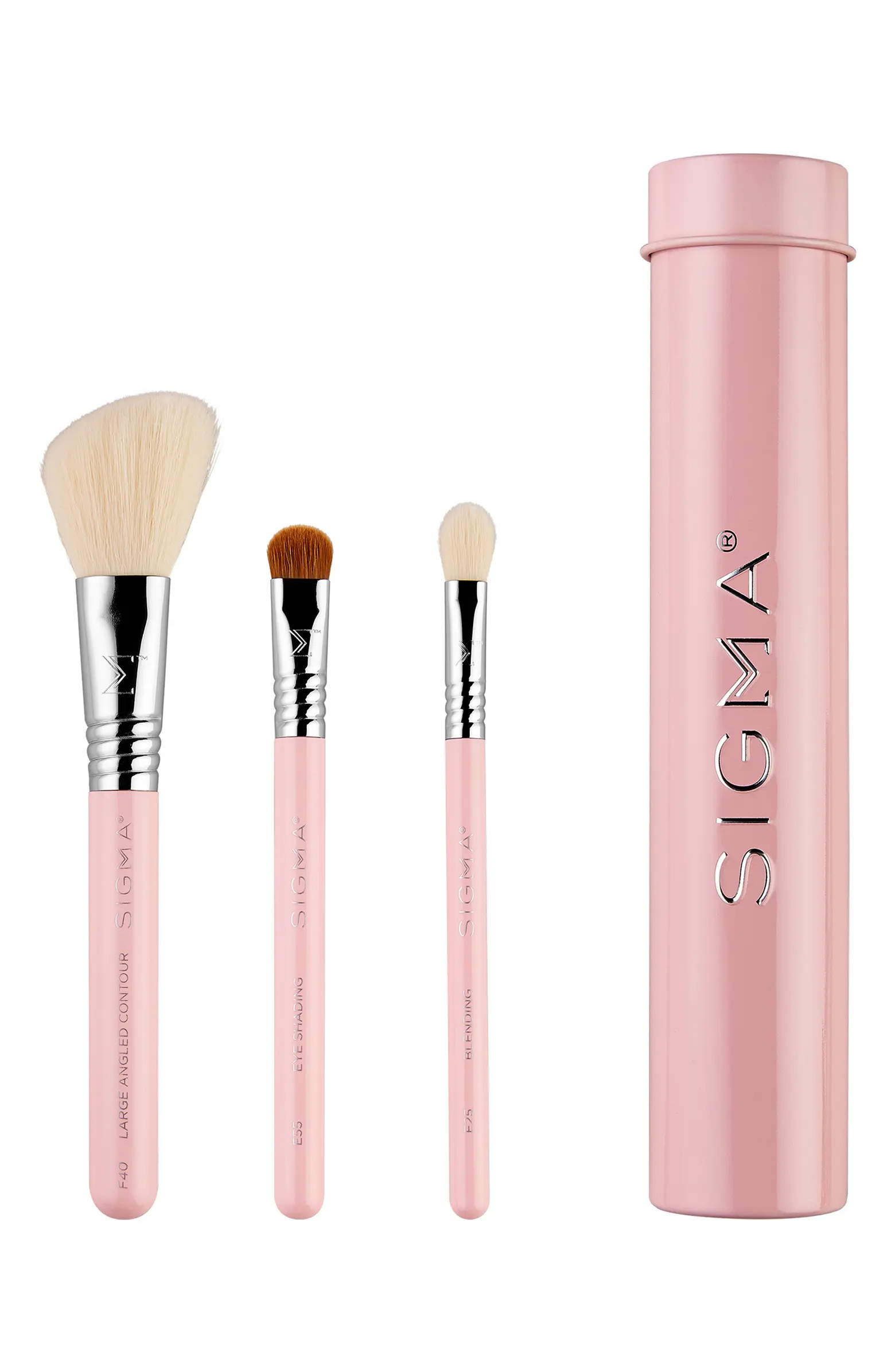 Essential Trio Light Pink Travel Size Brush Set | Nordstrom