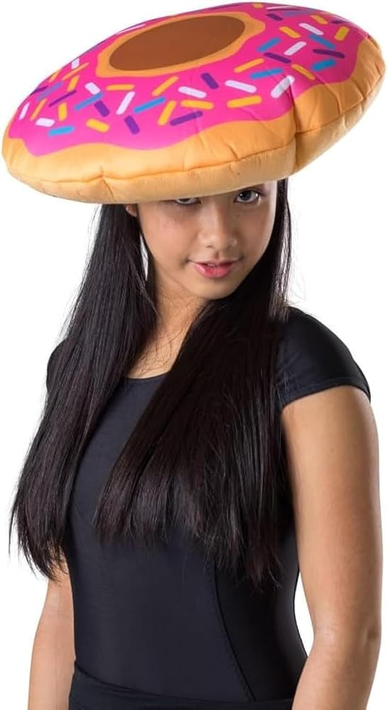 Dress Up America Doughnut Hat for Kids - Donut Party Accessory - Donut Costume Hat for Girls And ... | Amazon (US)