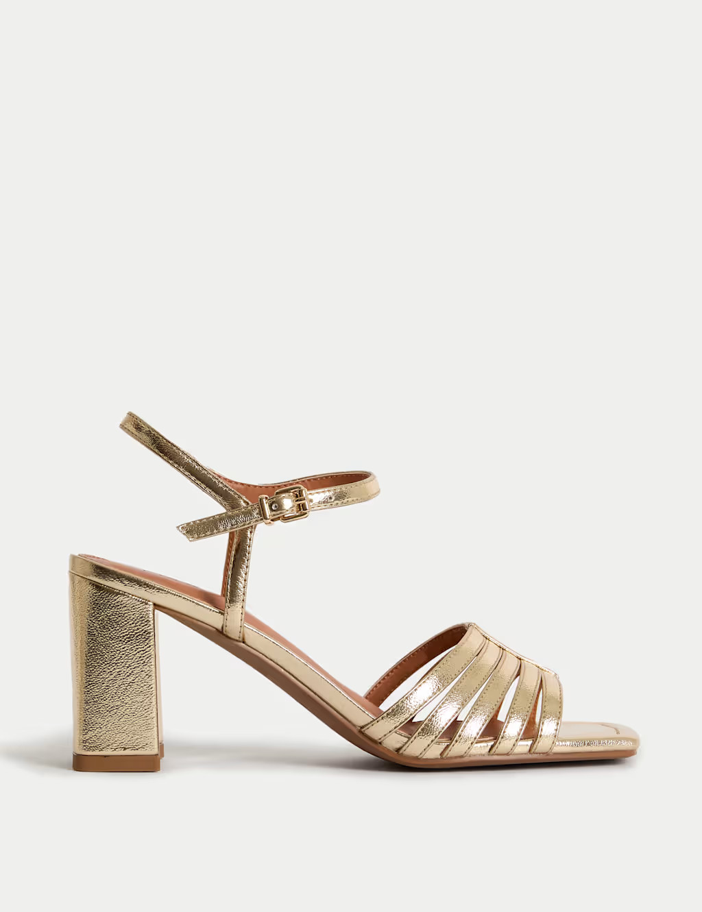 Strappy Block Heel Sandals | Marks & Spencer (UK)