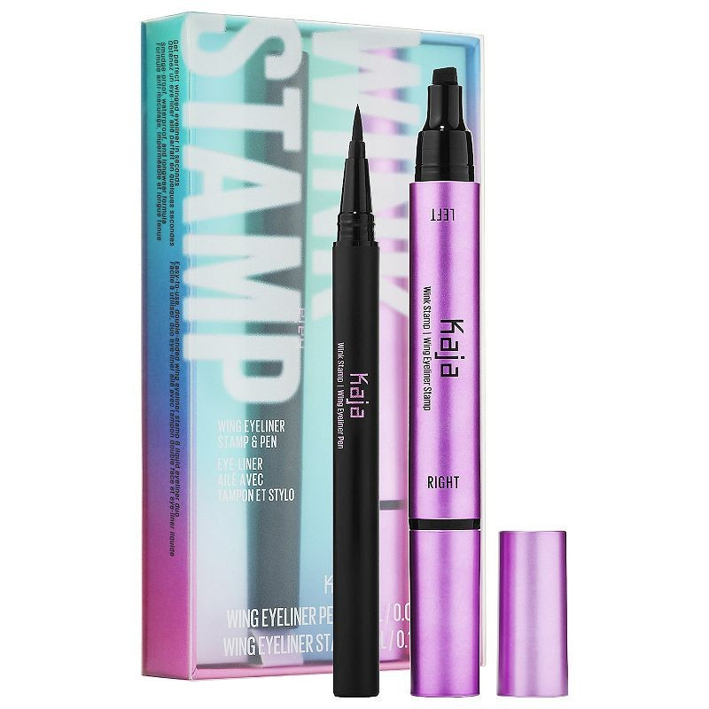 Kaja Wink Stamp Original Waterproof Wing Eyeliner Stamp & Pen, Size: 2.91 Oz, Black | Kohl's