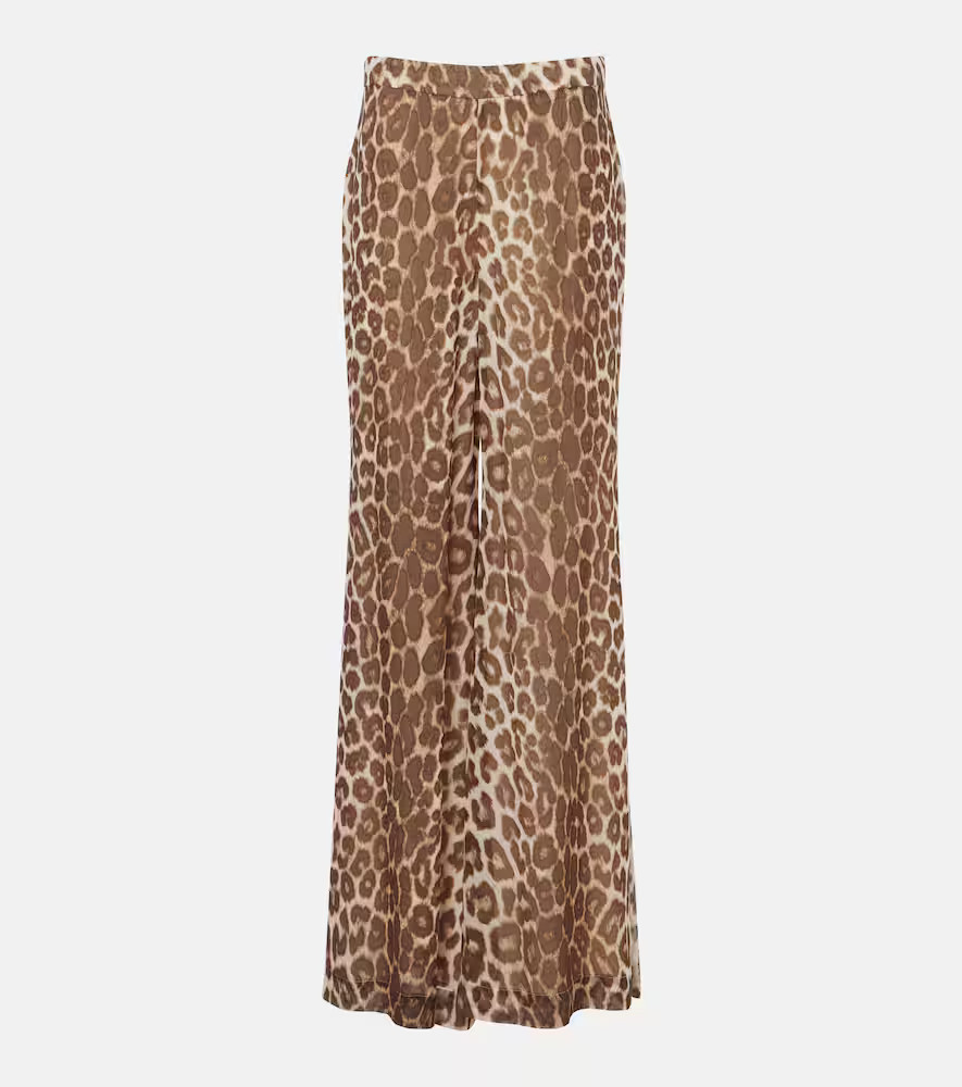 Zimmermann Leopard-print flared pants | Mytheresa (DACH)
