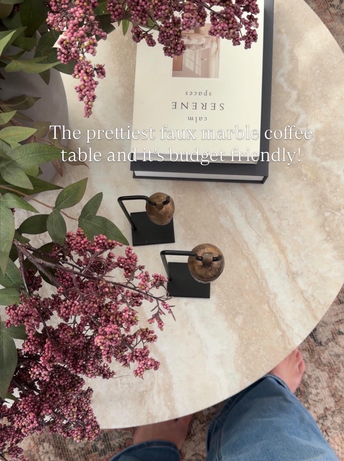 Faux marble coffee table that looks high end! 

#LTKHome