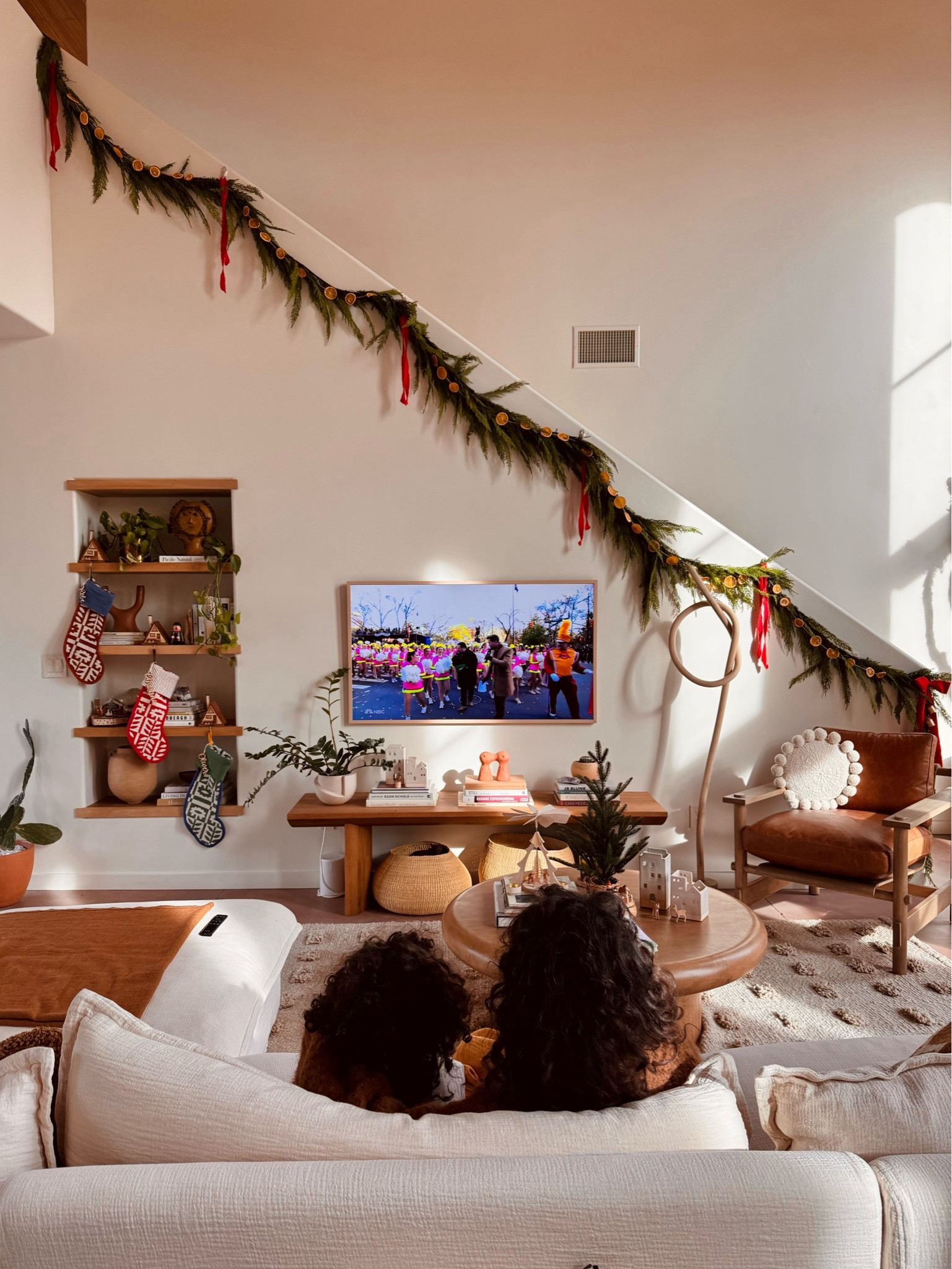 Loving how the garland on my staircase turned out this year. This faux cedar garland truly looks real! Loving it. Added some red ribbon too!!! 30% OFF for BLACK FRIDAY

#LTKCyberWeek #LTKHoliday #LTKSeasonal