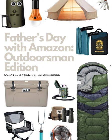 FATHERS DAY GIFT IDEAS 

#FathersDay2023 Amazon Gifts for the Outdoorsman on Father’s Day! tent / sleeping bag / camping chair / camping light / camping safety / yeti cooler / gift for him / gifts for dad / gift for husband / camping towel

#LTKGiftGuide #LTKtravel #LTKmens