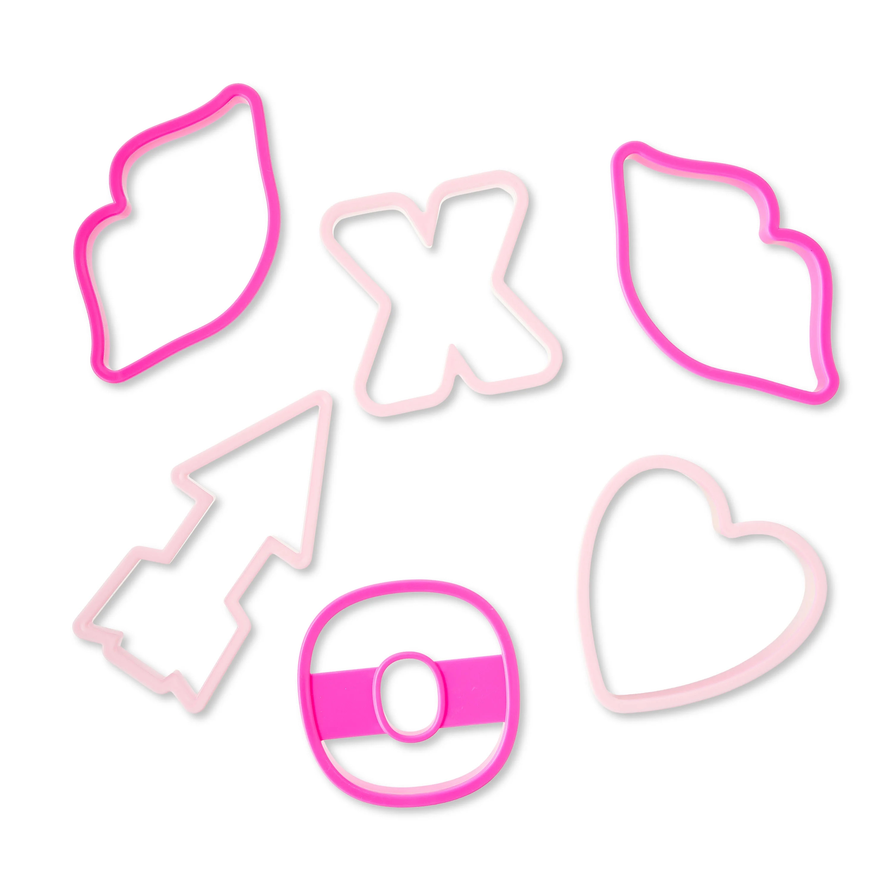 Valentine's Day Cookie Cutters, 6 Pieces, by Way To Celebrate | Walmart (US)