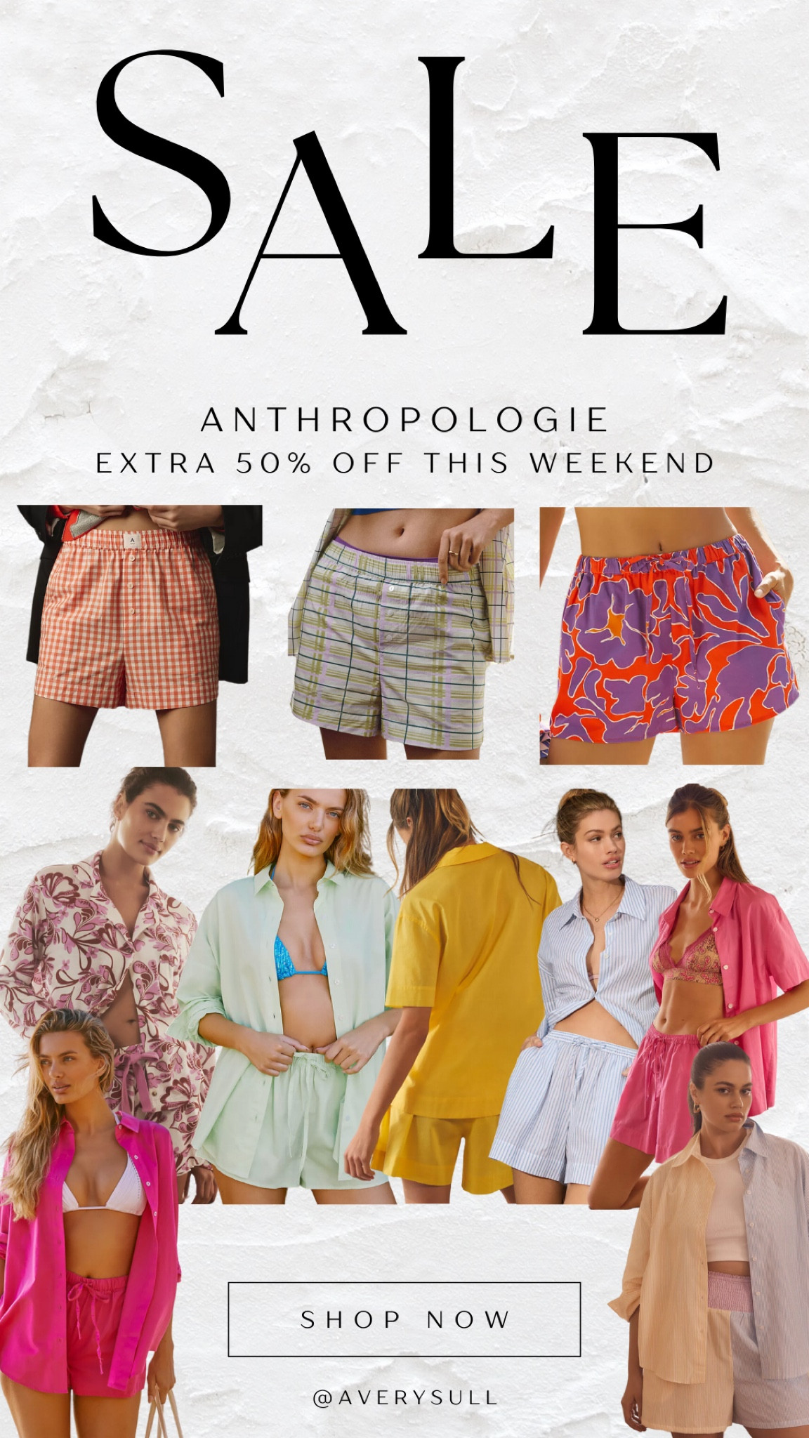 So many fun boxer shorts and boxer PJ sets on sale right now at Anthropologie! Plus an extra 50% off this weekend!


#LTKsalealert #LTKtravel #LTKSeasonal