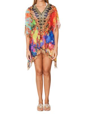 Mix Print Caftan Coverup | Saks Fifth Avenue OFF 5TH