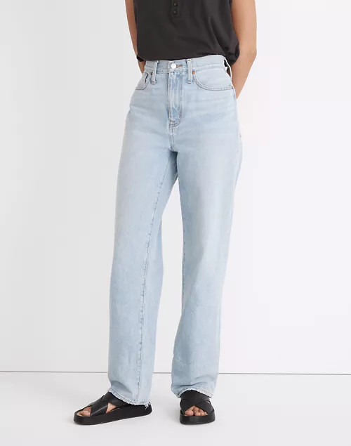 Baggy Straight Jeans in Berteau Wash | Madewell