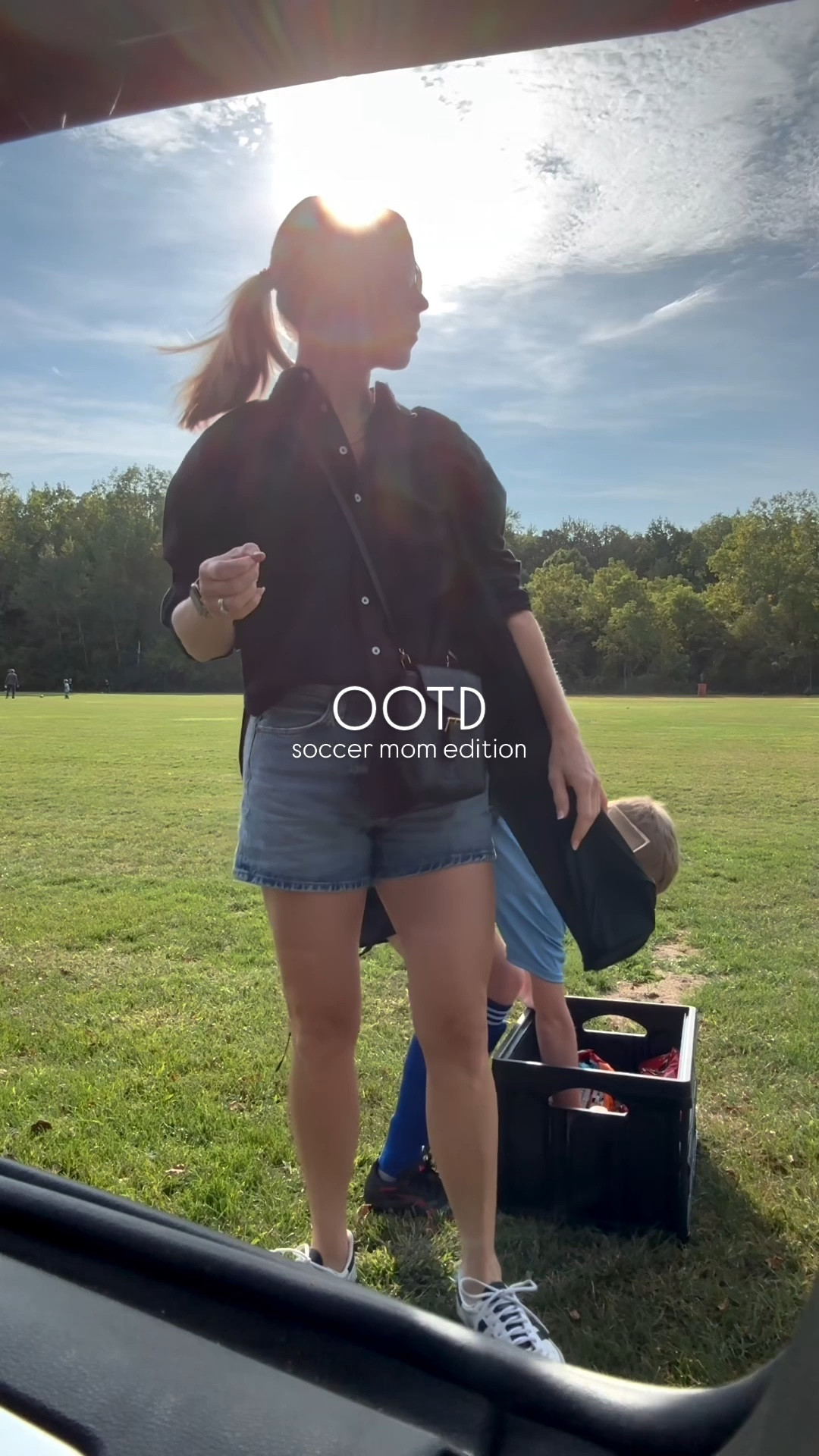 $15 Anthropologie black button down I snagged from Nuuly Resale. Agolde Long Parker Jean shorts. Adidas Spezial sneakers. TTS. Louis Vuitton bag that can change from a backpack to a crossbody. 

#momstyle #resale #casualstyle #salealert #sneakers 

#LTKShoeCrush #LTKStyleTip #LTKSaleAlert