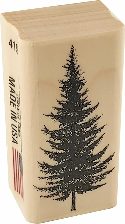 Stamps by Impression Pine Tree Rubber Stamp (ST 0419) - 1.9" | Amazon (US)