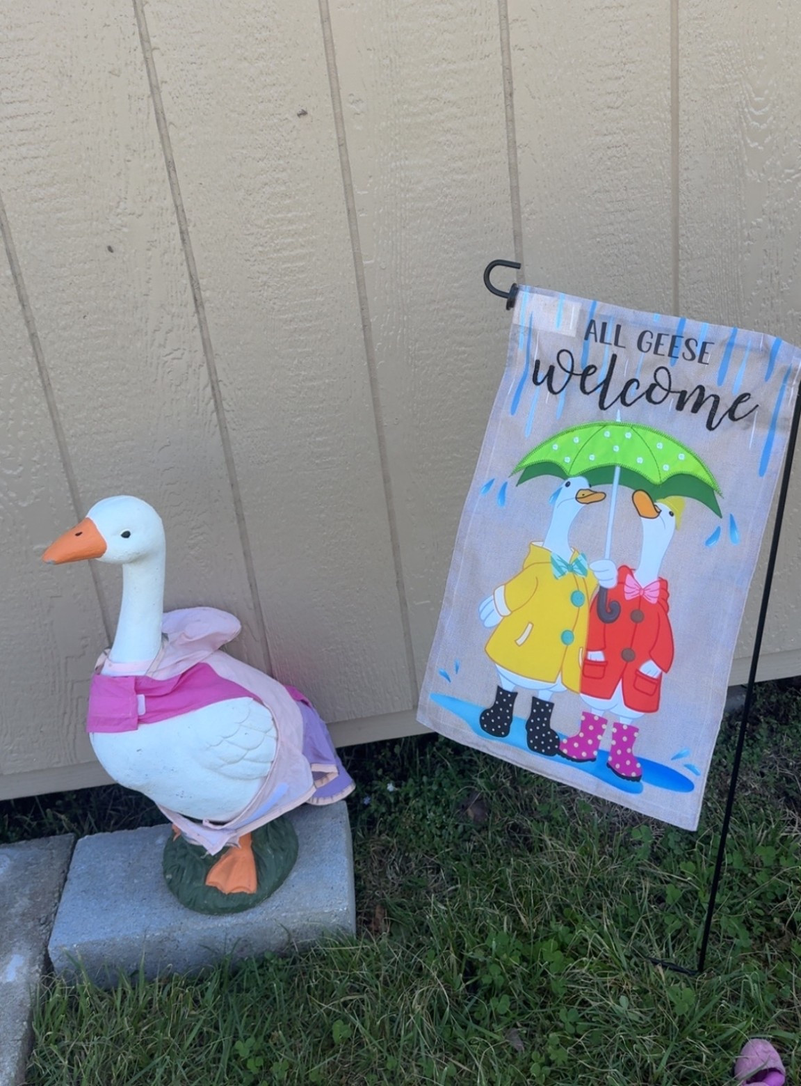 Porch goose sign! 

#LTKHome #LTKSeasonal
