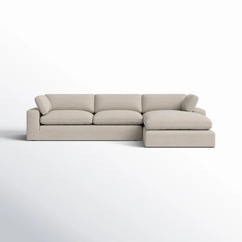 Asher 2 - Piece Upholstered Chaise L-Sectional | Wayfair North America