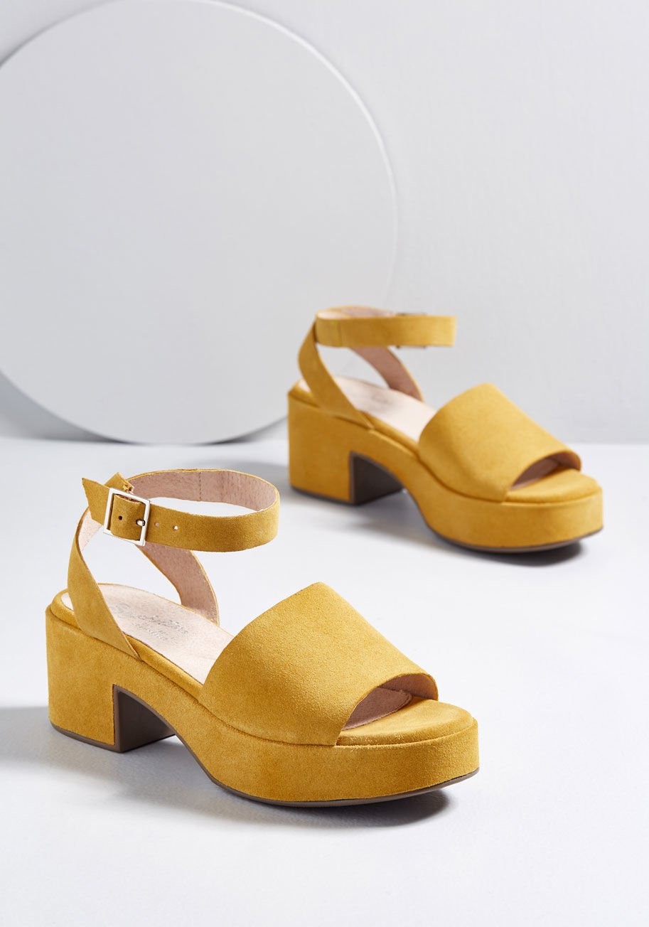 Calming Influence Suede Heel | Modcloth