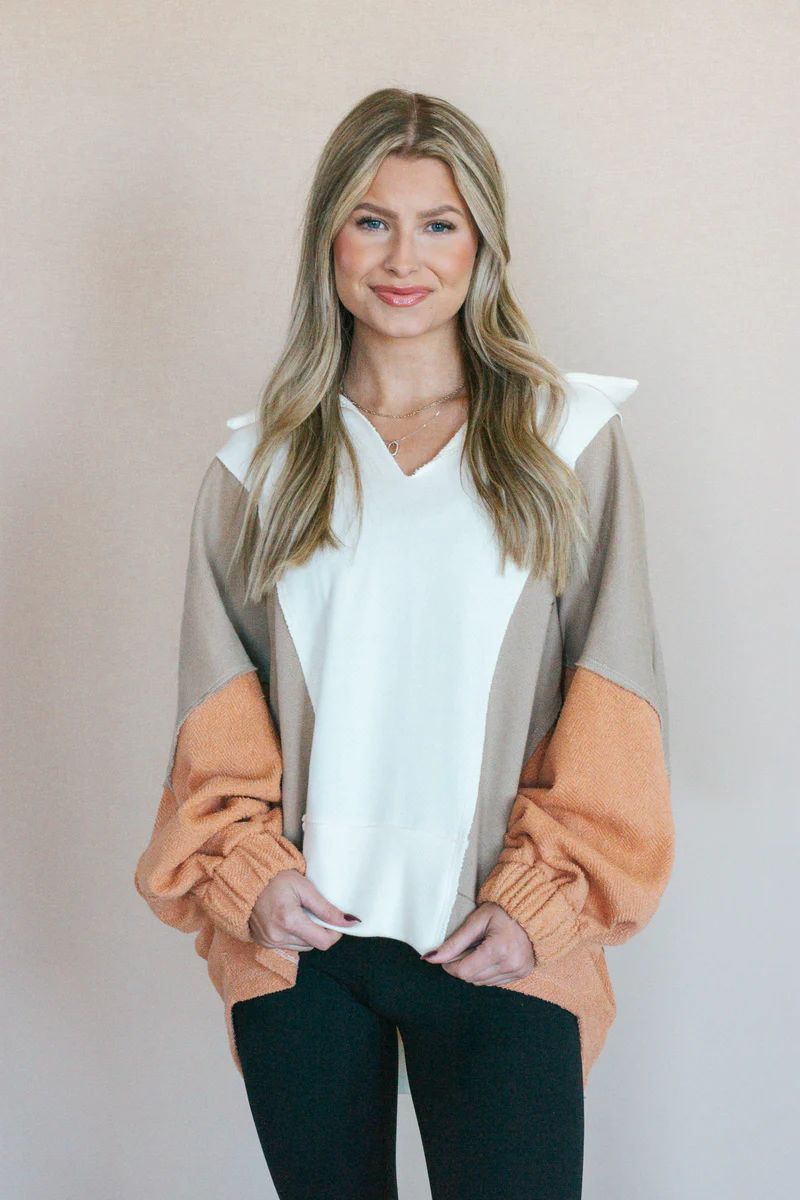 Learn Your Lesson Loose V Neck Top | Apricot Lane Boutique