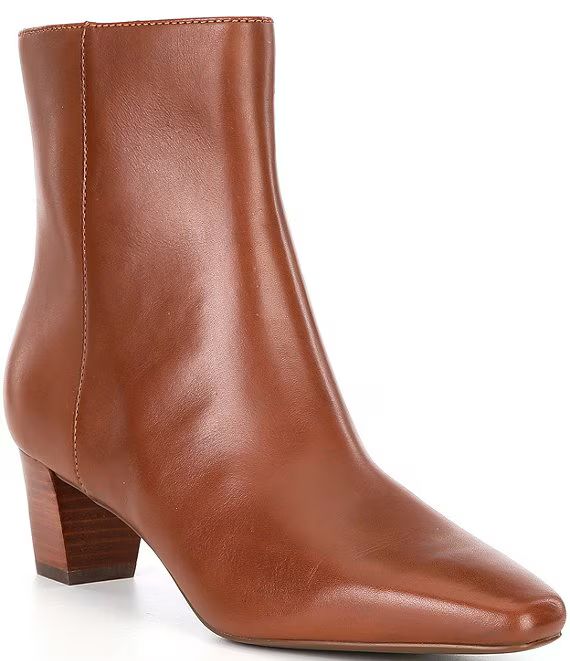 Lauren Ralph Lauren Willa Burnished Leather Booties | Dillard's | Dillard's