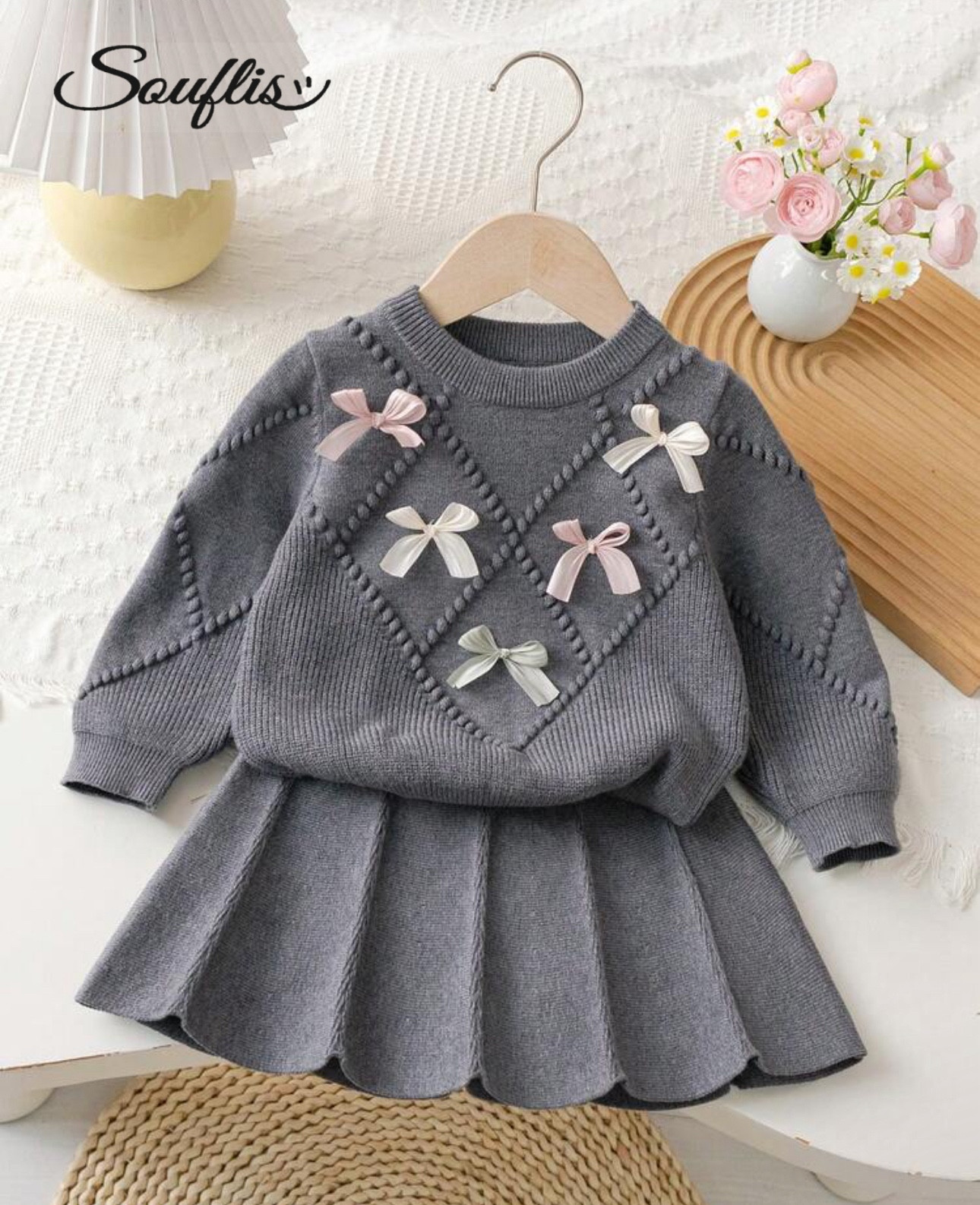 Baby Girls Warm Outfit, Baby Girls Winter Warm Knitted 2 Pieces Set holiday outfits 🎉. #LTKSesonal #LTKmomlife

#LTKKids #LTKHoliday #LTKSaleAlert