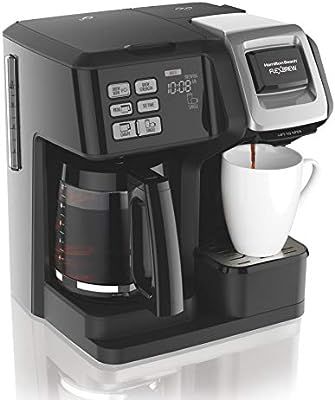 Hamilton Beach 49976 FlexBrew Coffee Maker, Single Serve & Full Pot, Compatible with K-Cup Pods o... | Amazon (US)