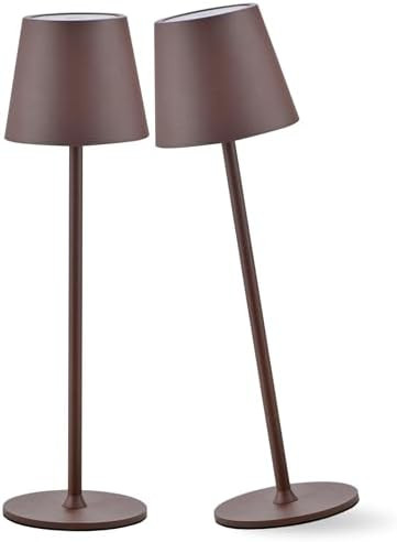 2 Pack Cordless Table Lamp,Portable LED Desk Lamp, 6000mAh Battery Operated, 3 Color Stepless Dim... | Amazon (US)