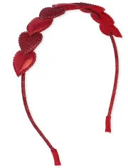 Girls Valentine's Day Heart Headband | The Children's Place  - CLASSICRED | The Children's Place