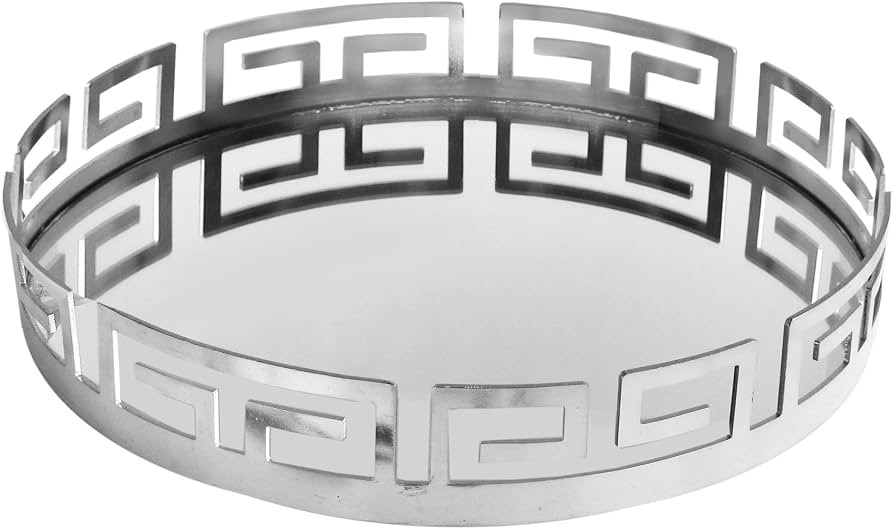 American Atelier Silver Mirror Tray | Amazon (US)