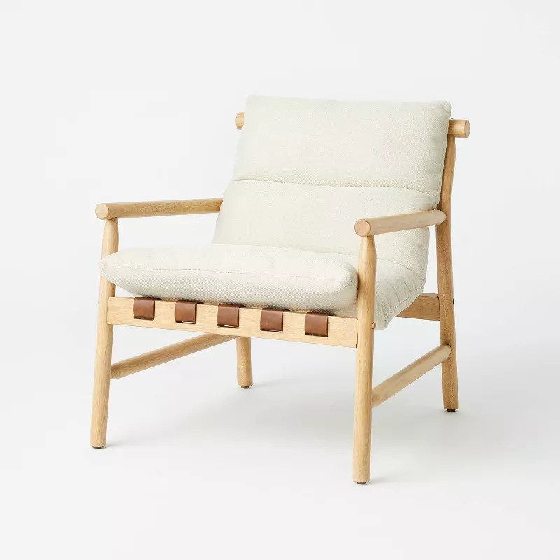 Holly Sling Back Accent Chair Cream/Natural - Threshold™ designed with Studio McGee | Target
