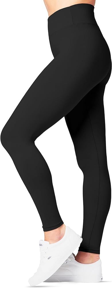 SATINA High Waisted Leggings for Women - Capri, Full Length, Fleece & with Pockets Women's Leggin... | Amazon (US)