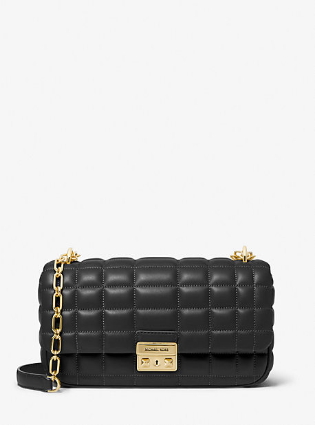 Tribeca Large Quilted Leather Shoulder Bag | Michael Kors US
