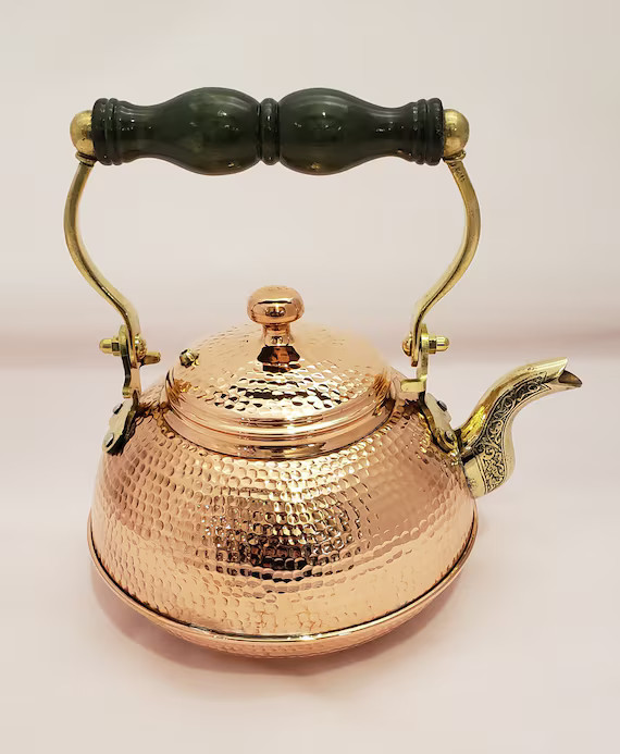 Handmade Wide Copper Kettle | Etsy (US)