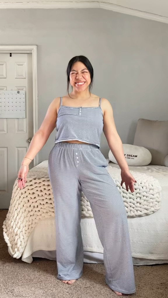 Comfy stripe no boundaries pjs 

