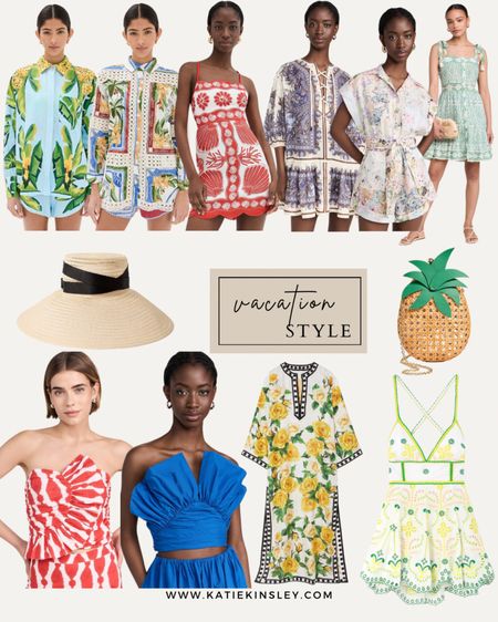 Colorful resort style, statement top, vacation wear, pineapple bag, colorful vacation pieces

#LTKTravel #LTKItBag #LTKStyleTip