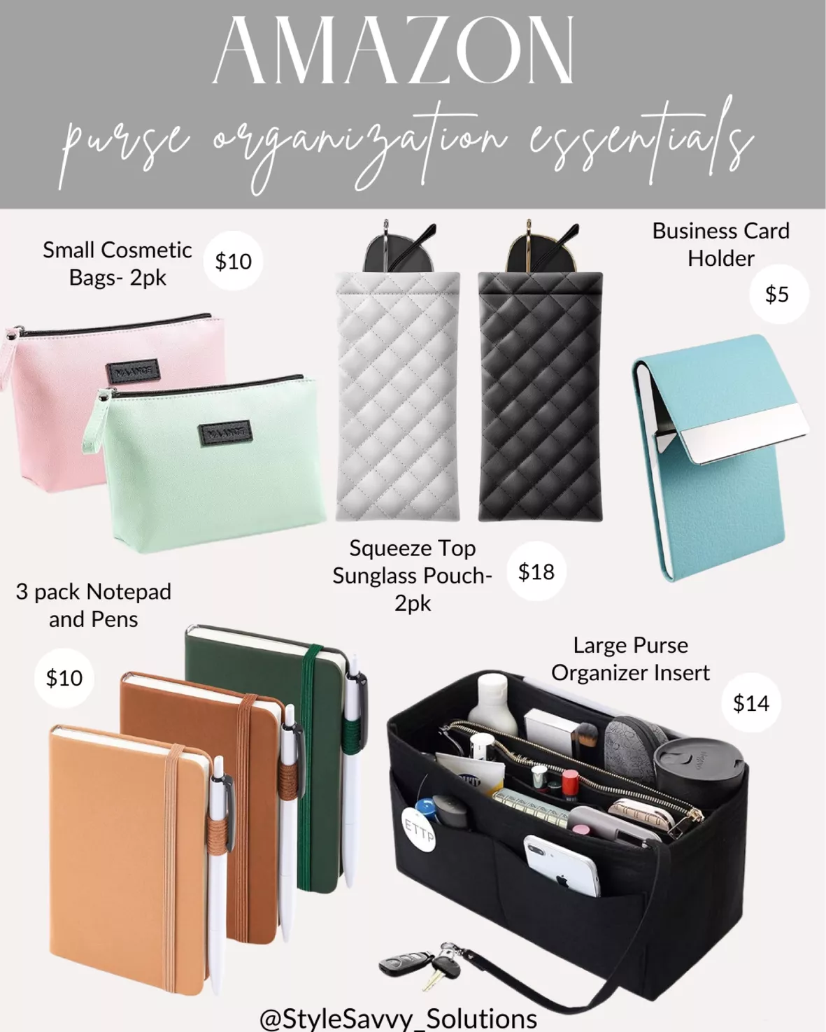2023 New Felt Purse Insert Organizer Portable Cosmetic Bag Fit for Handbag  Tote Various Bag Makeup Storage Felt Insert Tote