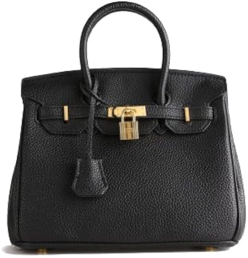 2024 Large capacity lychee leather handbag，Vegan Leather handbag Women's Designer Handbags Ligh... | Amazon (US)