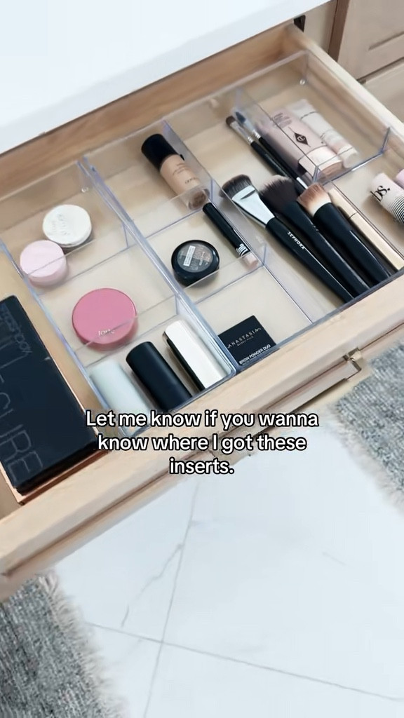 Every drawer is different especially this one that has very little depth and height.
This client had minimal makeup so it was the perfect solution.💄
#makeup # homeorganization #getorganized 

#LTKHome #LTKselfcare #LTKSeasonal