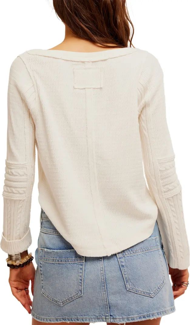 Cable Stitch Sleeve Sweater | Nordstrom