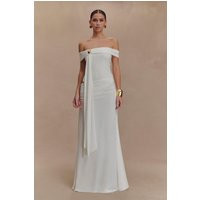 Oliver Slinky Maxi Dress - White I MESHKI I Size S | MESHKI US