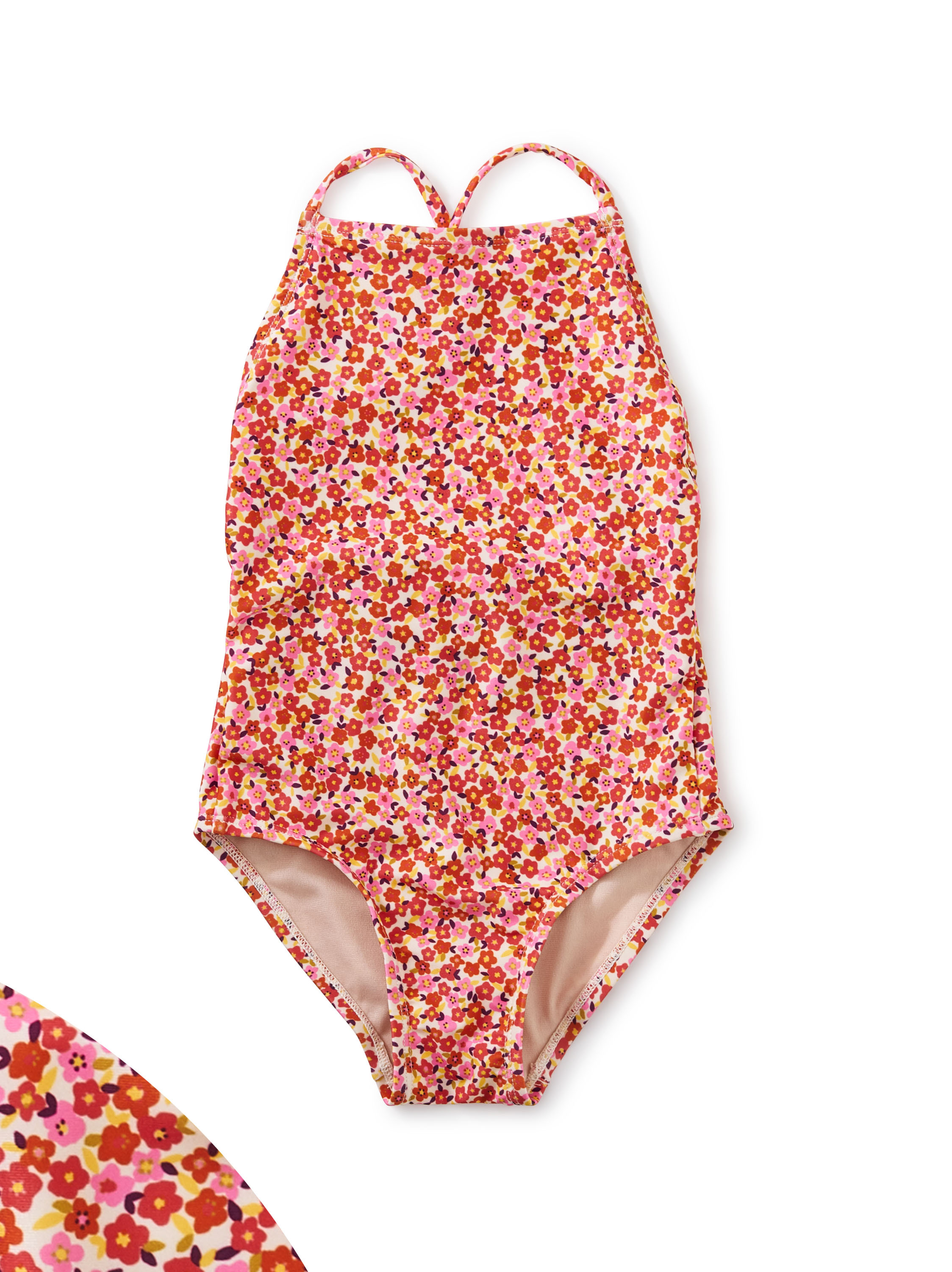 Cross Back One-Piece Swimsuit | Tea Collection