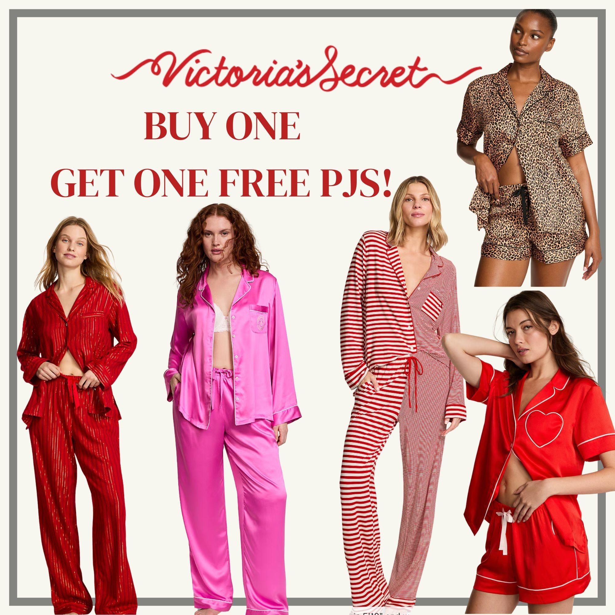 I was ordering some thing’s from VS and was excited to see their pjs are buy one get one FREE! They have a ton of cute prints, satin, fleece, short sets, and pant sets! I don’t know about y’all but I LOVE a good pj set! 🤭🤪

#LTKSaleAlert #LTKGiftGuide #LTKHoliday