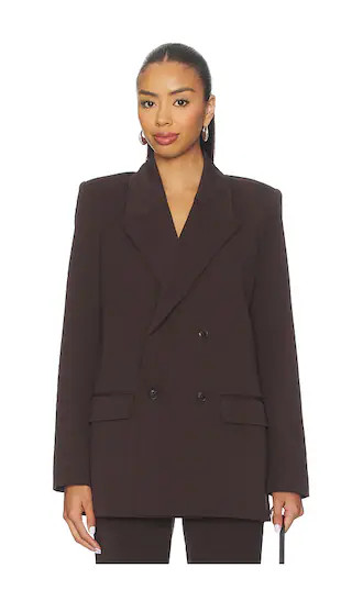 Favorite Essential Suiting Oversized Blazer in Dark Chocolate

              
    
        
     ... | Revolve Clothing (Global)