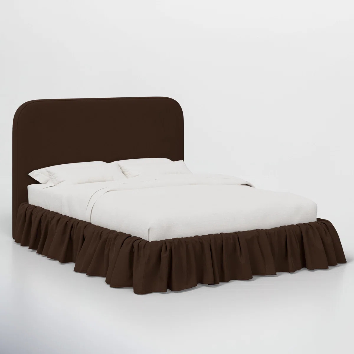 Maggie Ruffle Platform Bed | Birch Lane