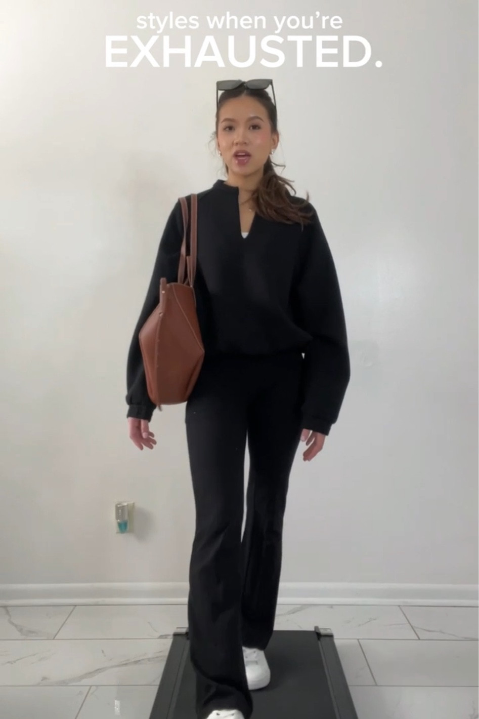 Sweater: leze the label “Athena sweater"